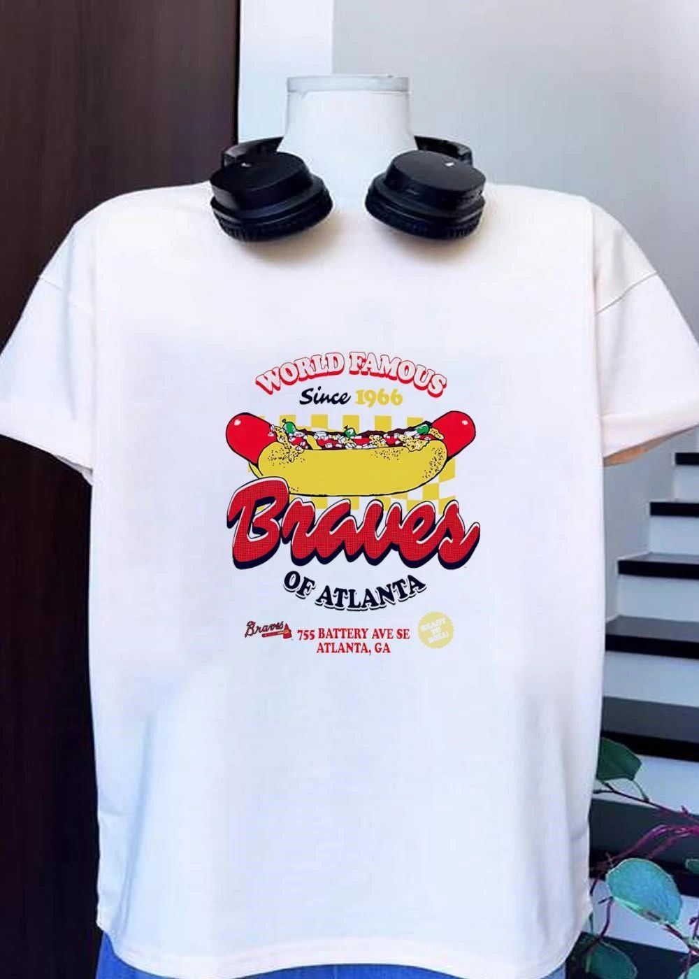 Braves Ready to Roll World Famous Since 1966 755 Battery Ave Atlanta GA T-Shirt