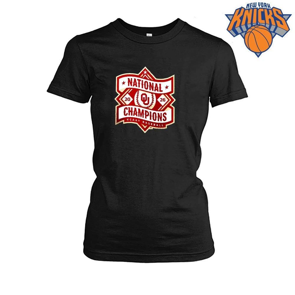 Oklahoma Sooners National Champions 2026 NCAA Baseball shirt