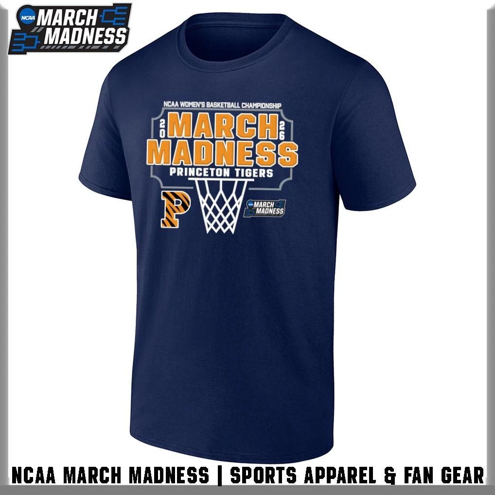 Princeton Tigers 2026 NCAA Women’s Basketball Tournament March Madness T-Shirt