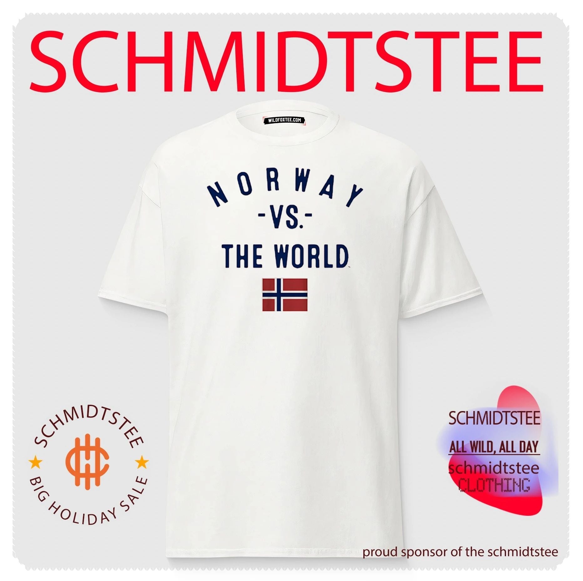Norway vs the World Norwegian Flag National World Cup 2026 shirt