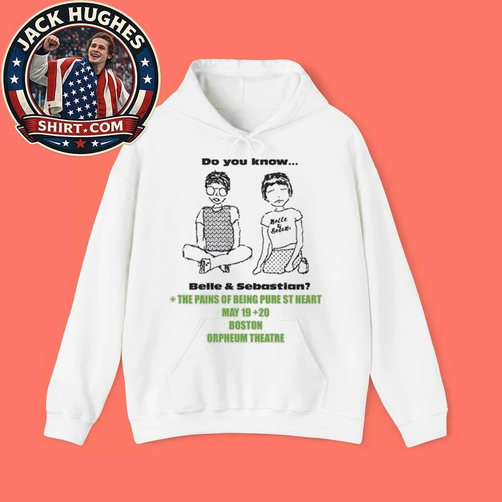 Do You Know Belle and Sebastian Boston Orpheum Theatre May 19th 20th The Pains Of Being Pure At Heart T-Shirts