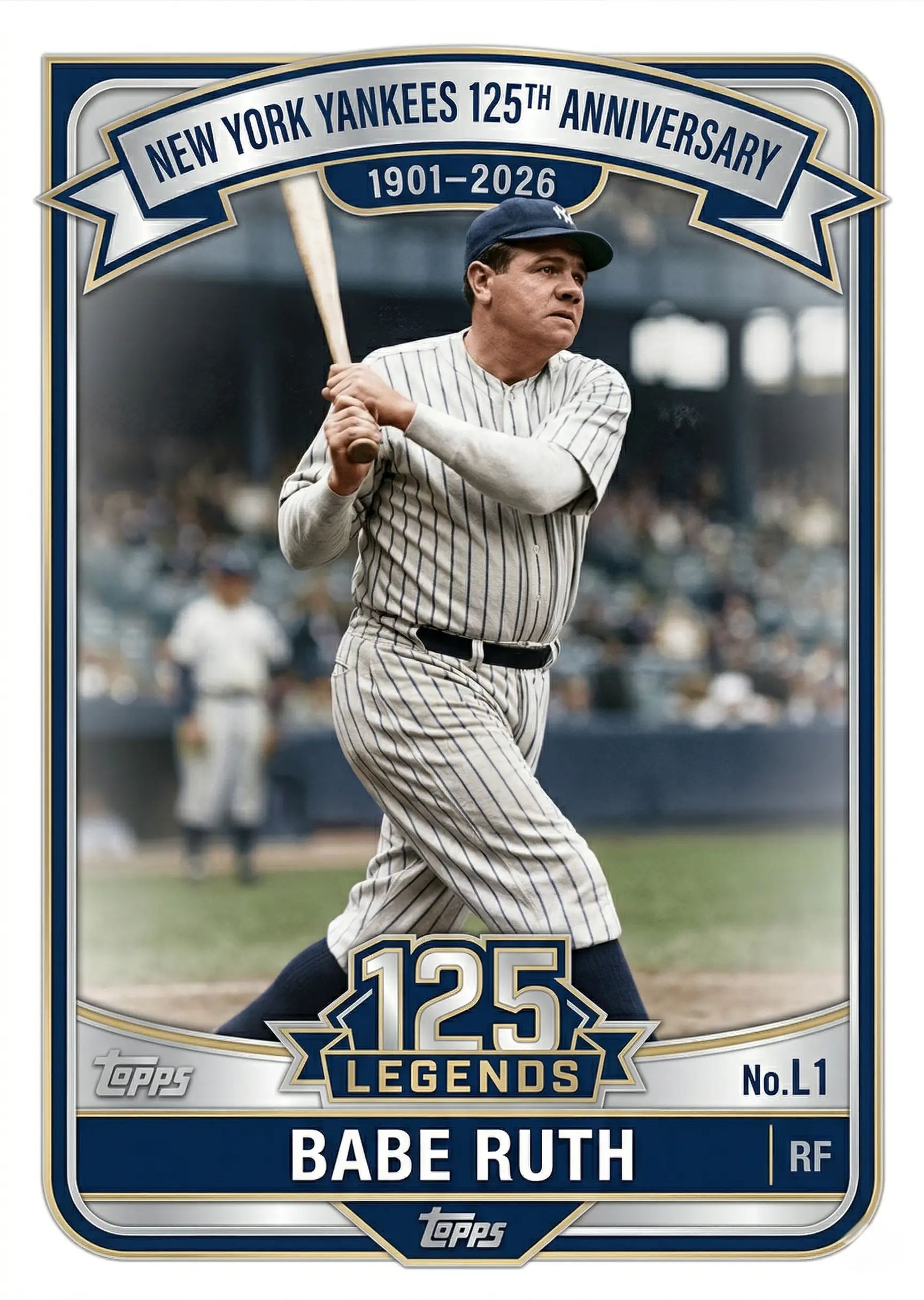 New York Yankees 125th Anniversary Trading Cards