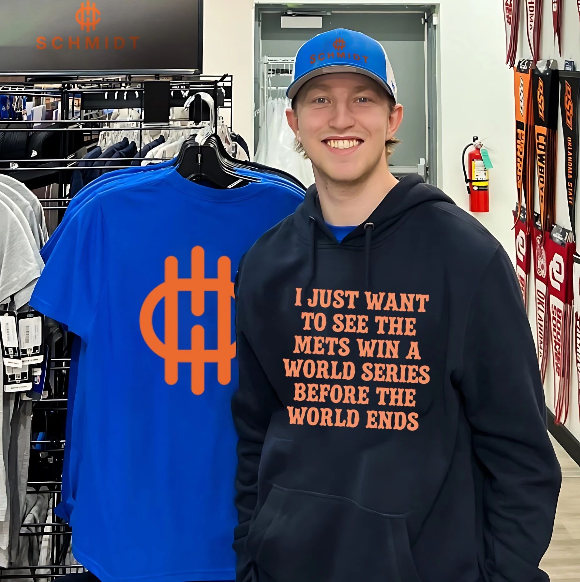 New York Mets I just want to see the Mets win a world series before the world ends shirt