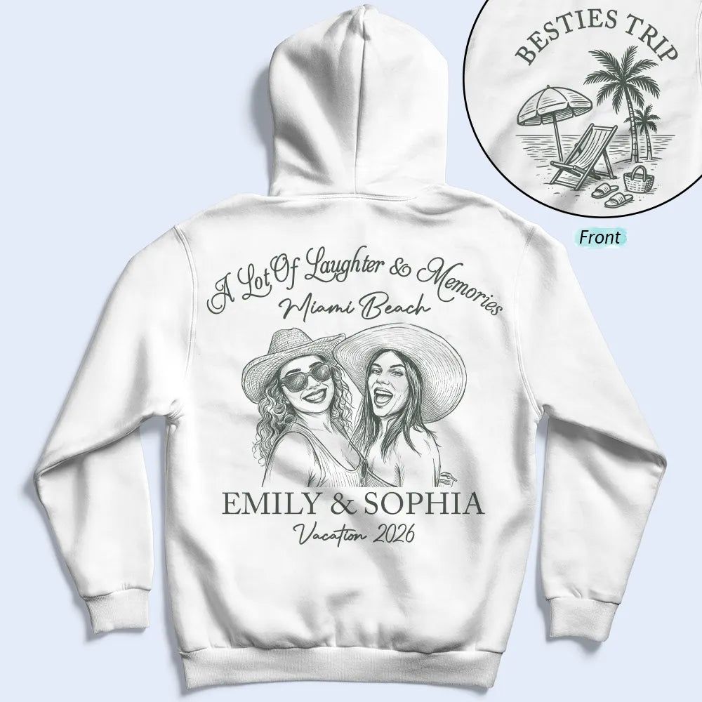 Custom Photo Pencil Sketch Family Making Memories Together - Personalized T Shirt