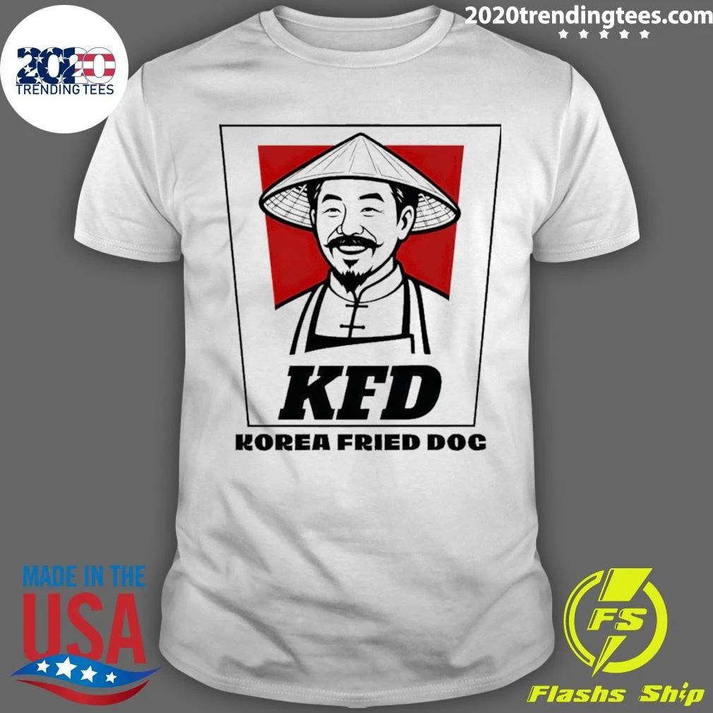 Kfd Korea Fried Dog Kfc Parody Logo Shirt