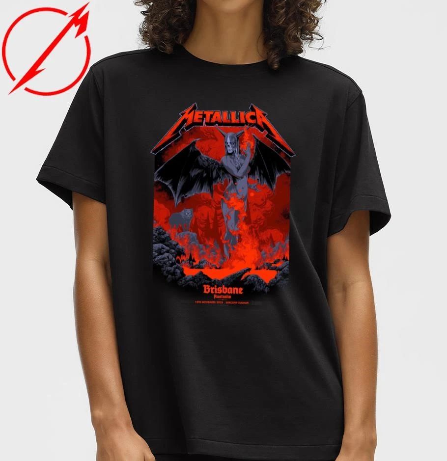 Metallica M72 Brisbane at Suncorp Stadium in Brisbane, Australia on November 12, 2025 By Ken Taylor Pop-Up Shop Limited T-Shirt
