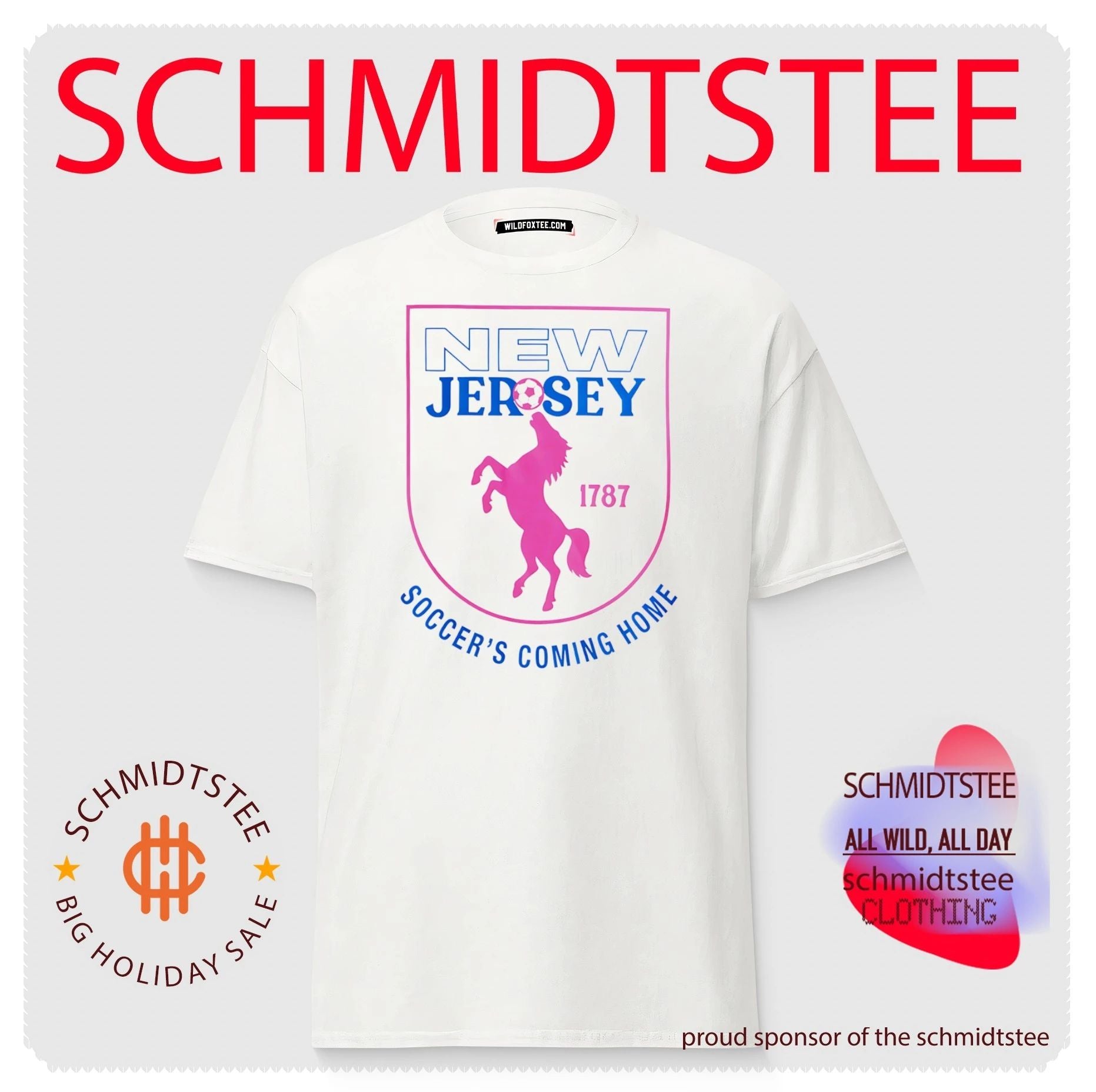 New Jersey Road Trip Soccer’s Coming Home shirt