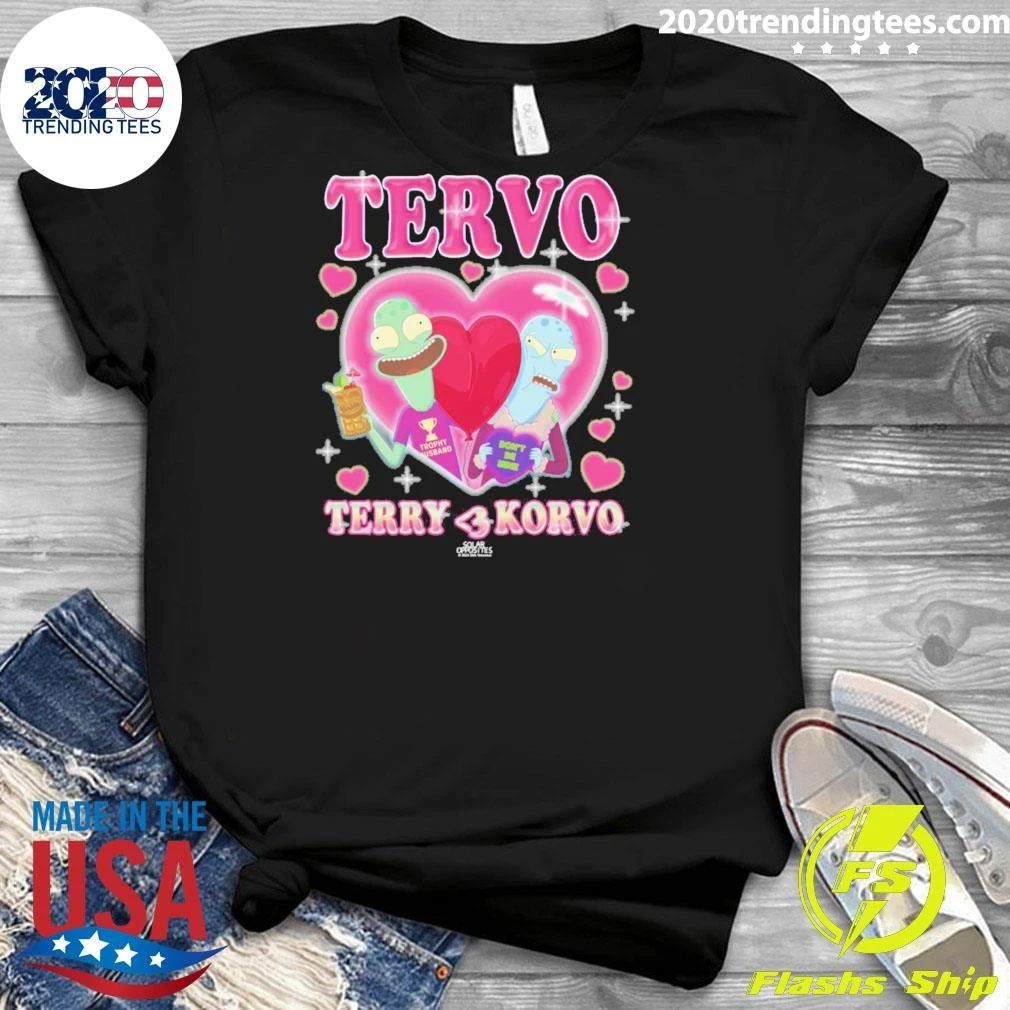Solar Opposites Tervo Heartthrob Terry and Korvo Shirt