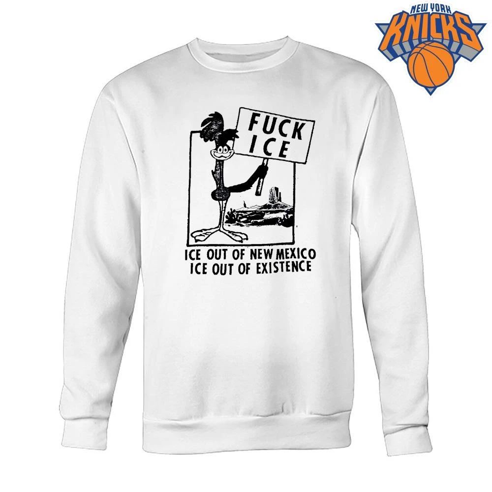 Fuck ICE Out of New Mexico Road Runner Cartoon Protest Shirt