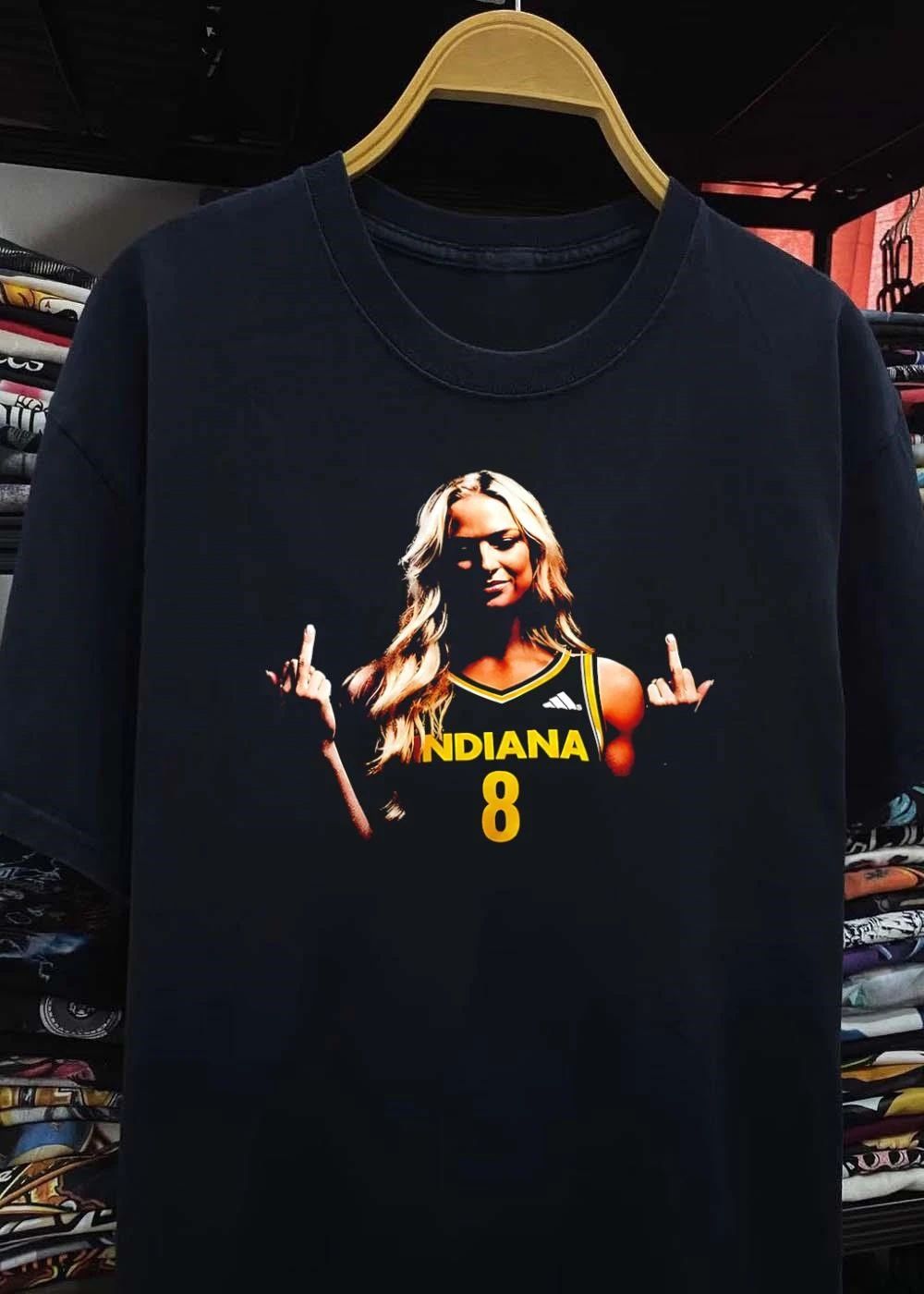Indiana Basketball Player Flipping Off Fans Indiana Shirt