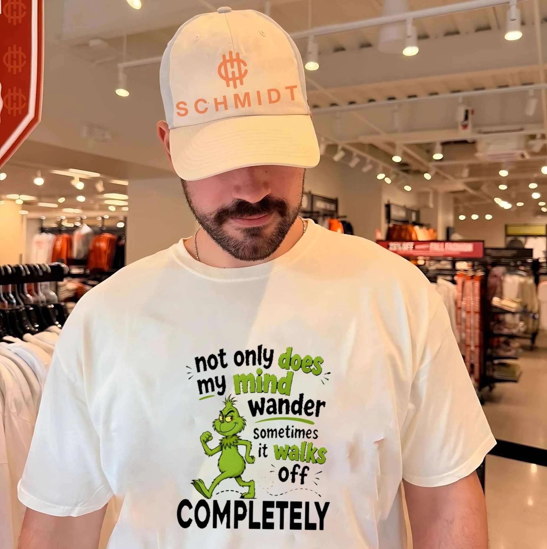 The Grinch Not Only Does My Mind Wander Sometimes It Walks Off Completely shirt
