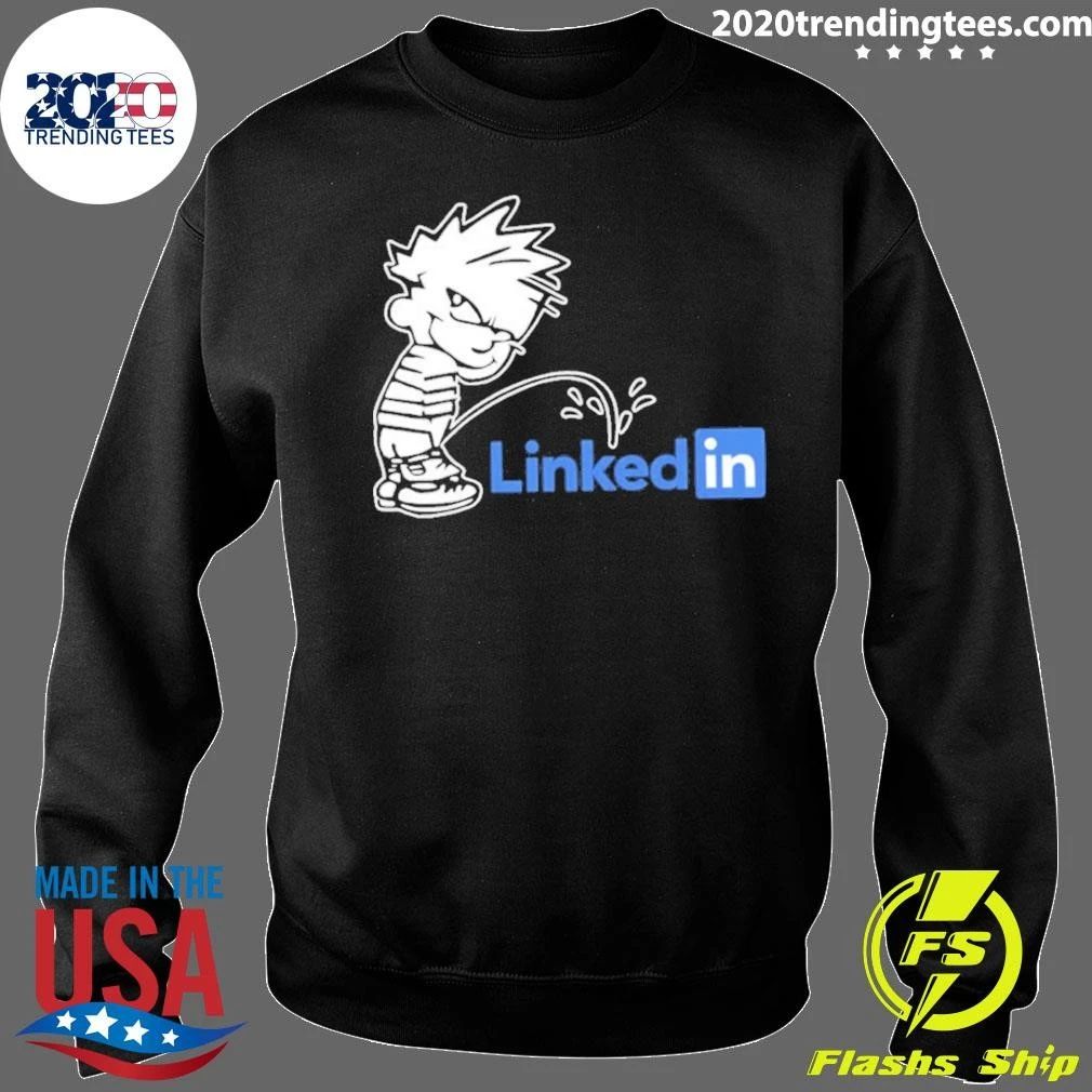 Bad Boy Calvin Pissing Linkedin Shirt