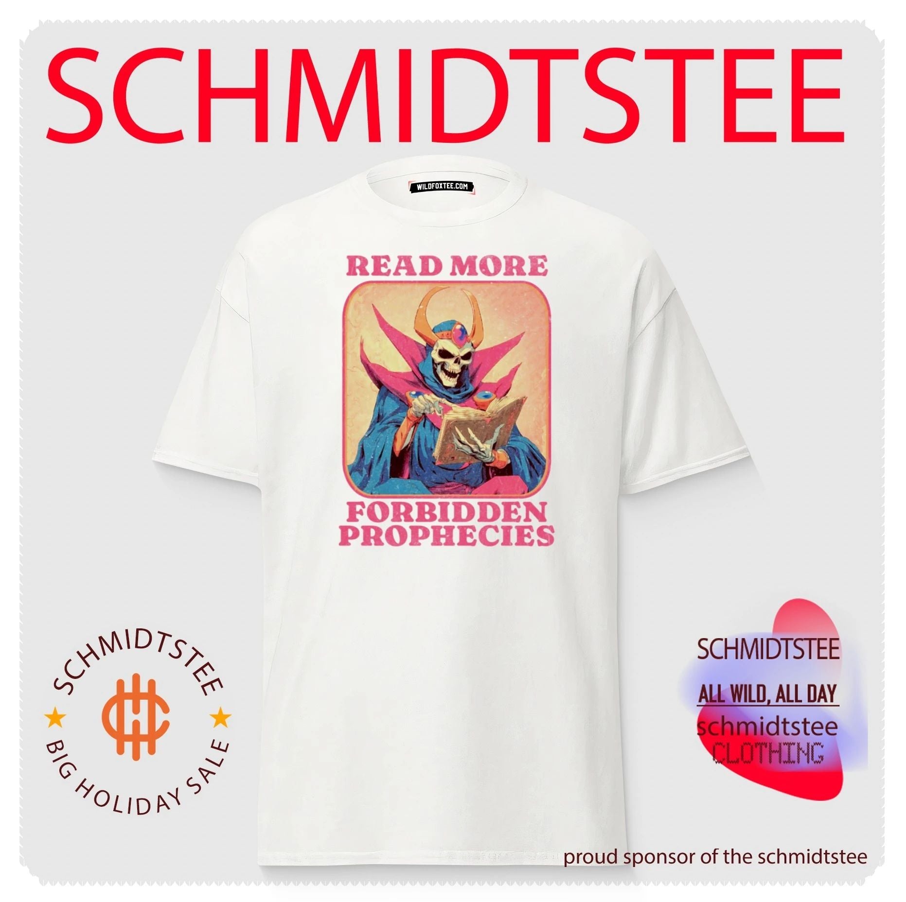 Read More Forbidden Prophecies skeleton shirt