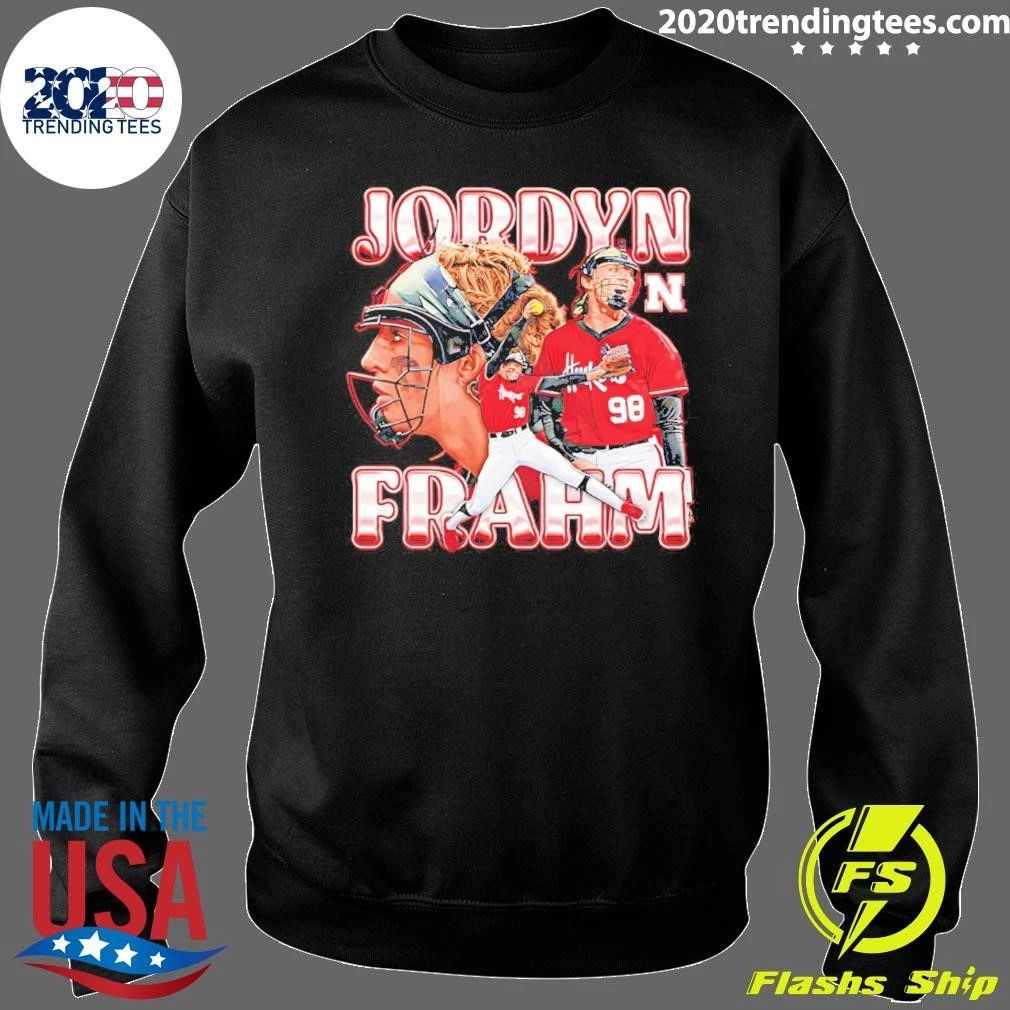 Jordyn Frahm Nebraska Cornhuskers Softball Collage Shirt