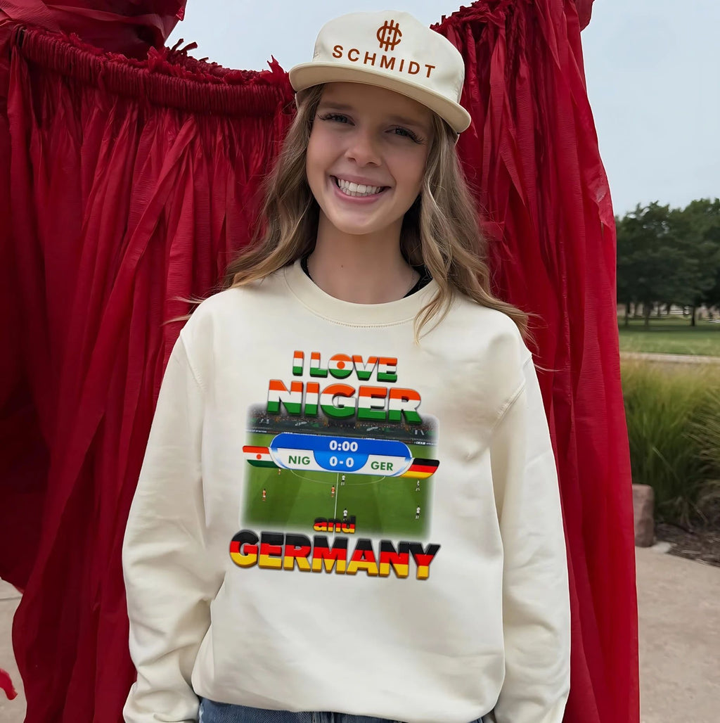 I Love Niger and Germany World Cup 2026 shirt