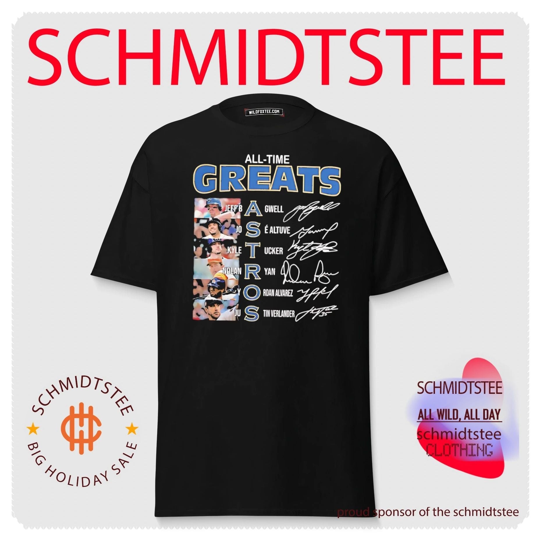 All team greats Houston Astros signature shirt
