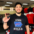 I may live in Iowa but I’m always in Bills country logo shirt