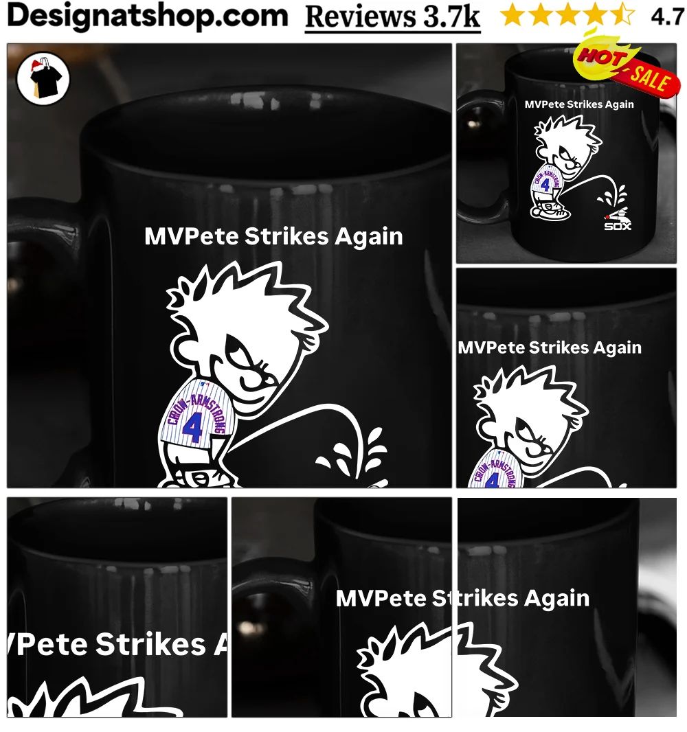 Pete Crow-Armstrong MVPete Strikes Again Calvin Peeing On Chicago Cubs shirt