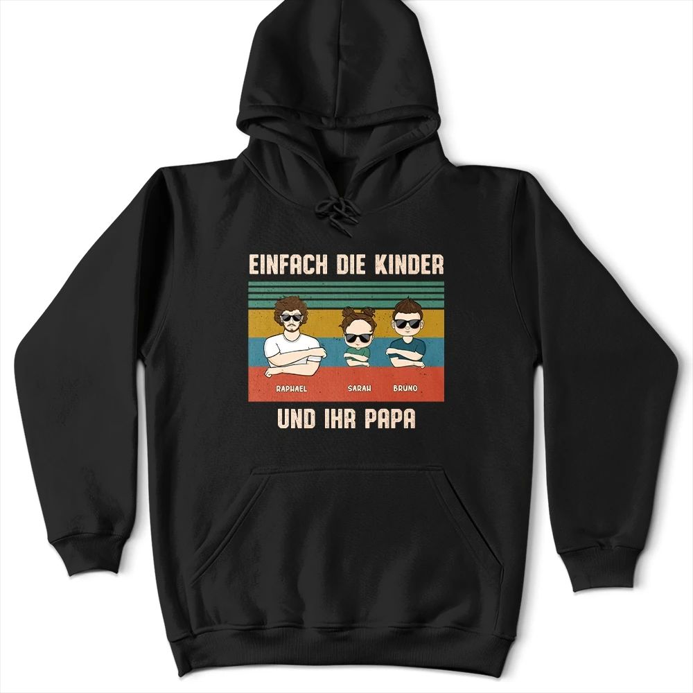 Einfach Ein Papa Und Sein Mädchen - Geschenk Für Den Vater - Personalisiertes T Shirt