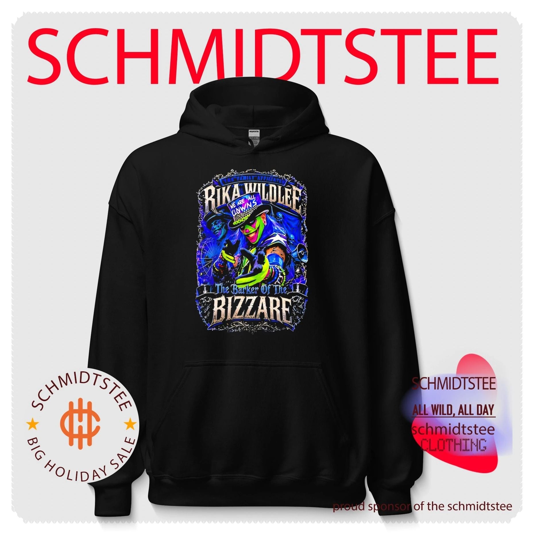 Rika Wildlee the barker of the Bizzare vintage shirt