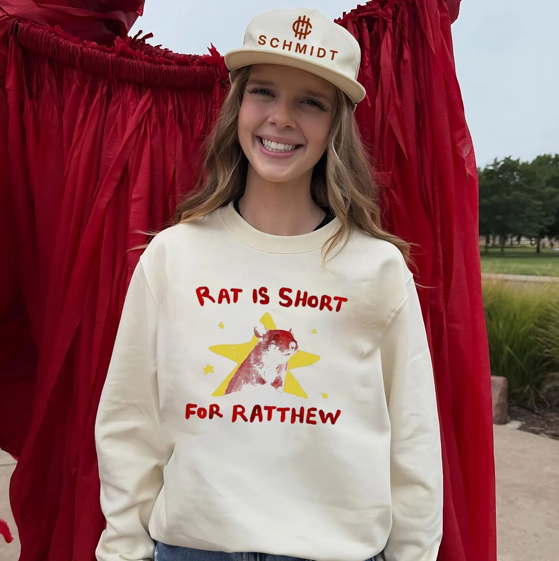 Rat Is Short for Ratthew rodent humor shirt