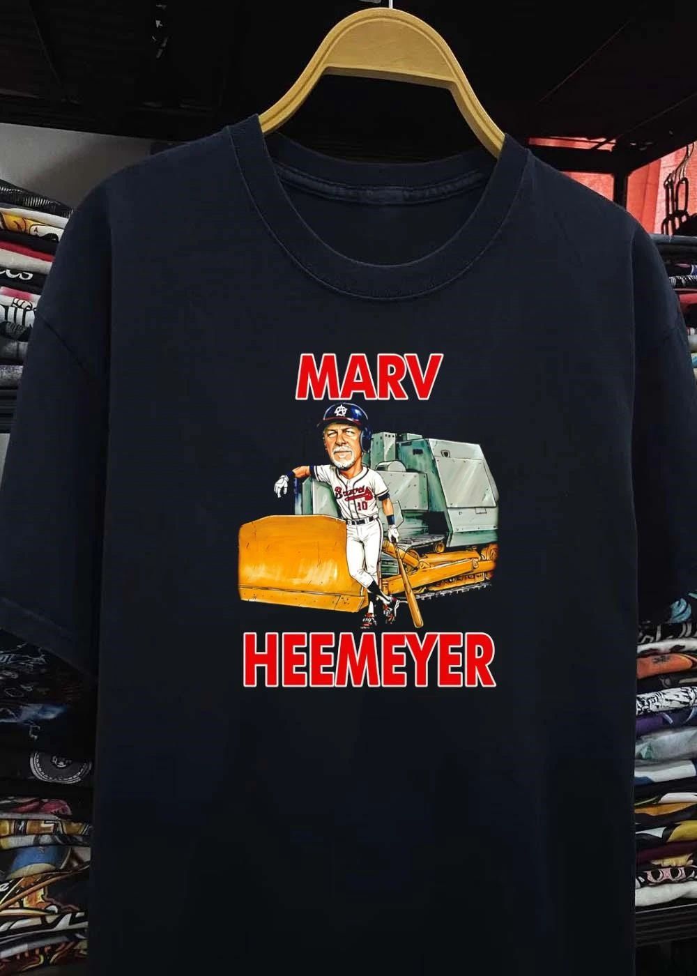 Marv Heemeyer Braves Baseball Player With Bulldozer T-Shirt