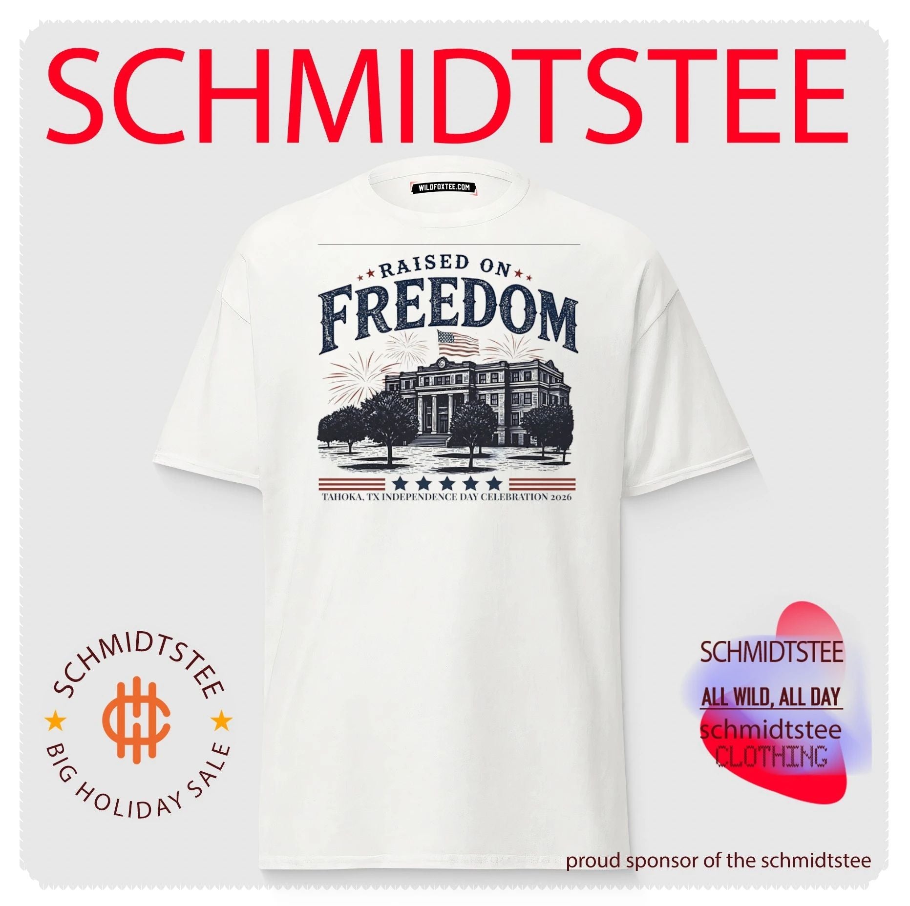 Raisred on freedom Tahoka TX Independence Day Celebration 2026 vintage shirt