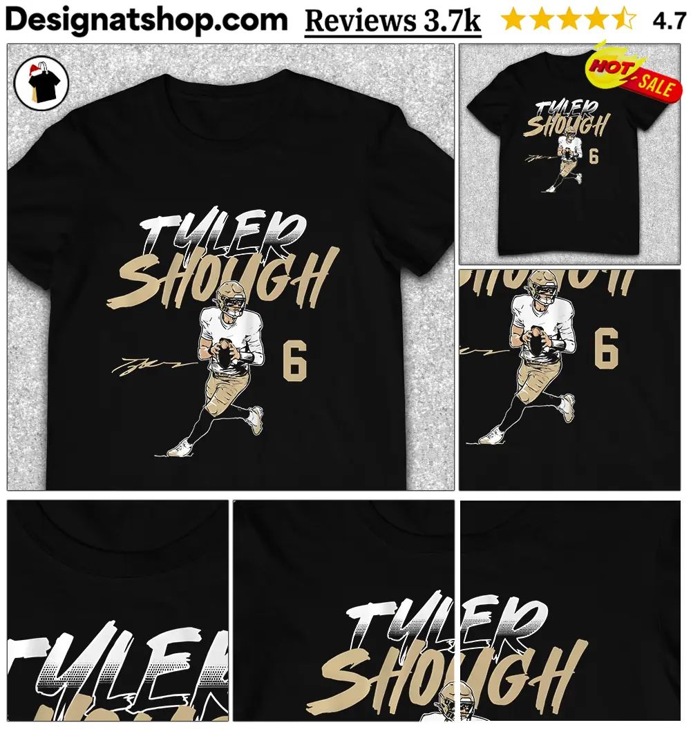 Tyler Shough Name Number Pose New Orleans signature shirt