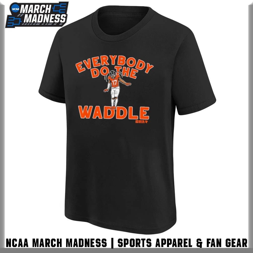Jaylen Waddle Denver Everybody do the Waddle T-Shirt