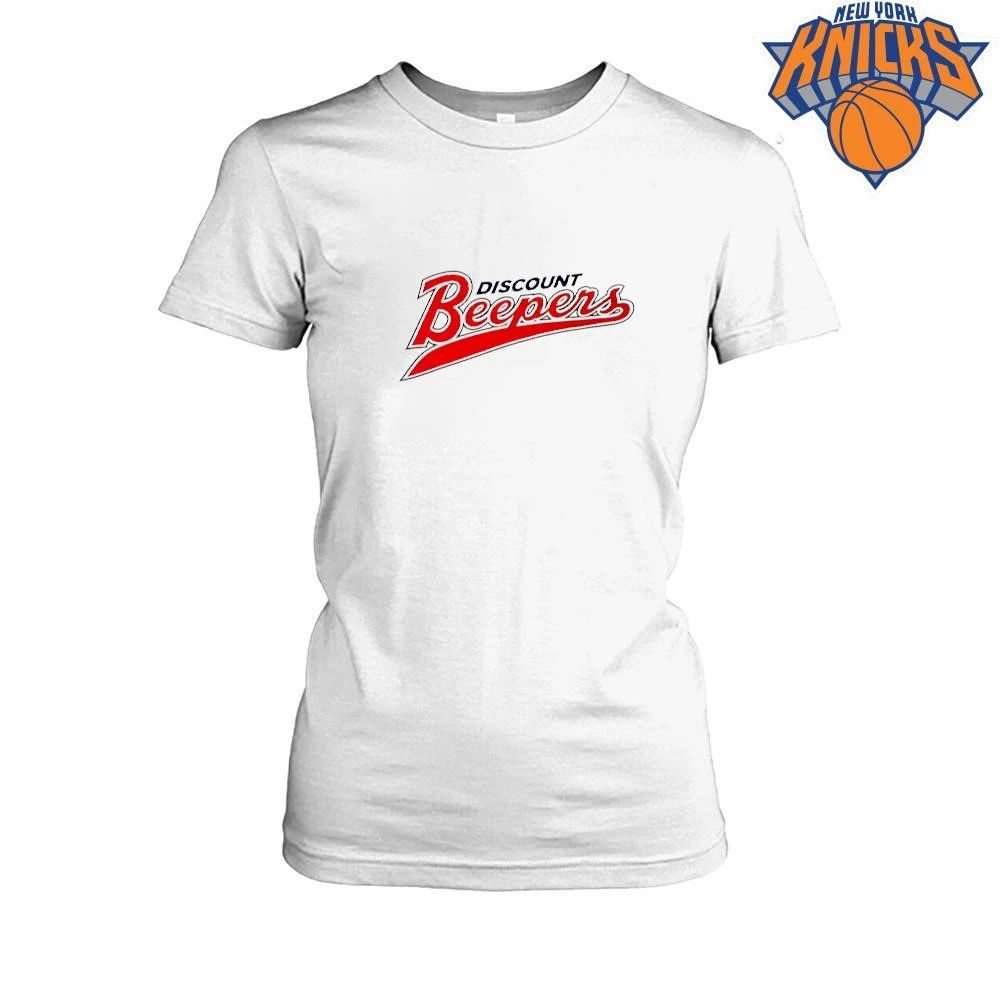 Discount Beepers Vintage Red Script Logo Shirt