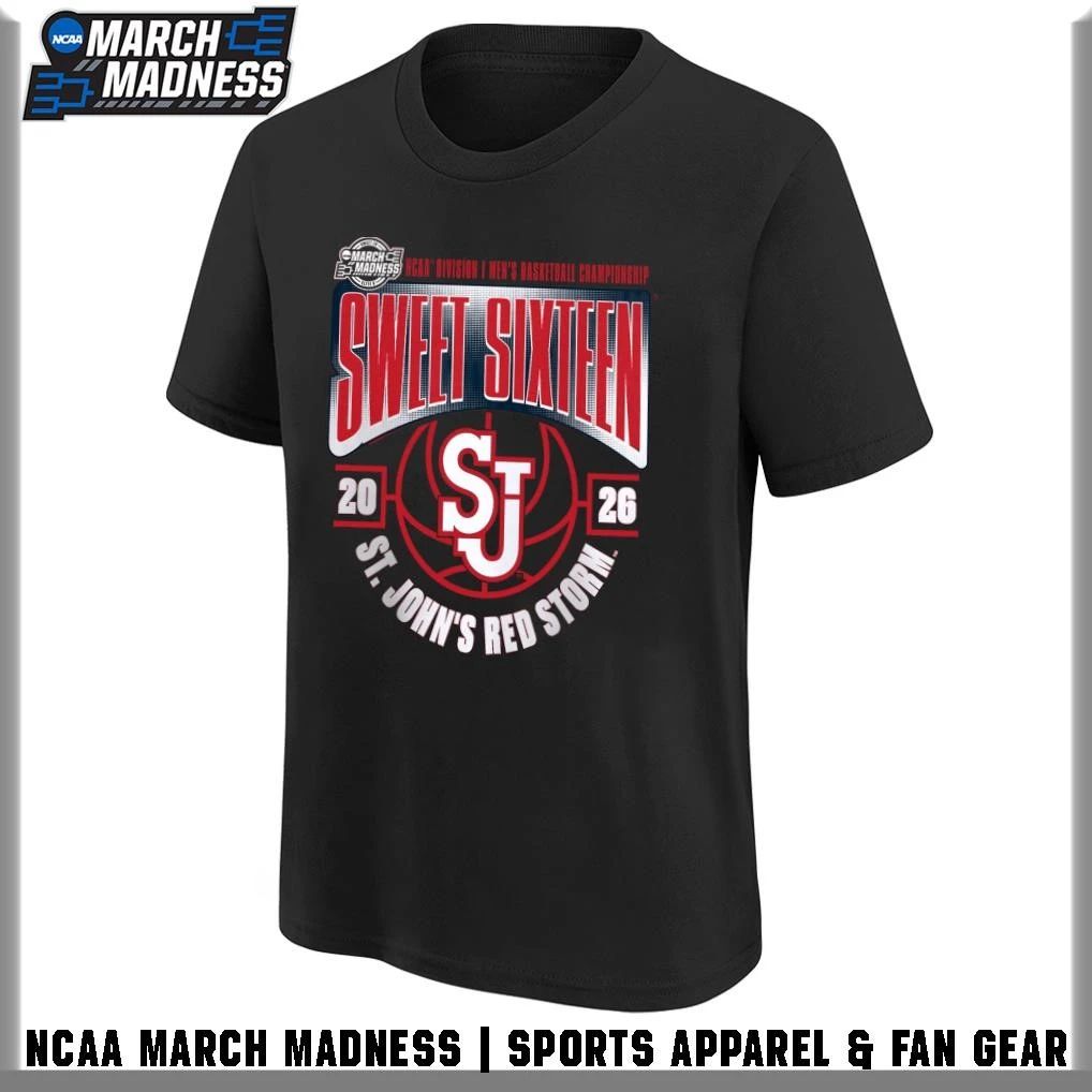St. John’s Red Storm Men’s Basketball 2026 Sweet Sixteen T-Shirt