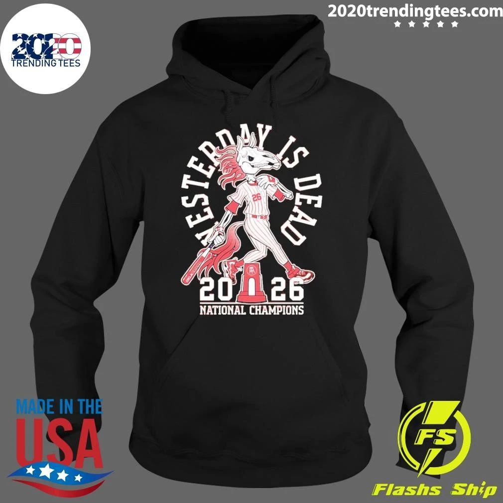 Skeleton Yesterday Is Dead 2026 National Championship Shirt