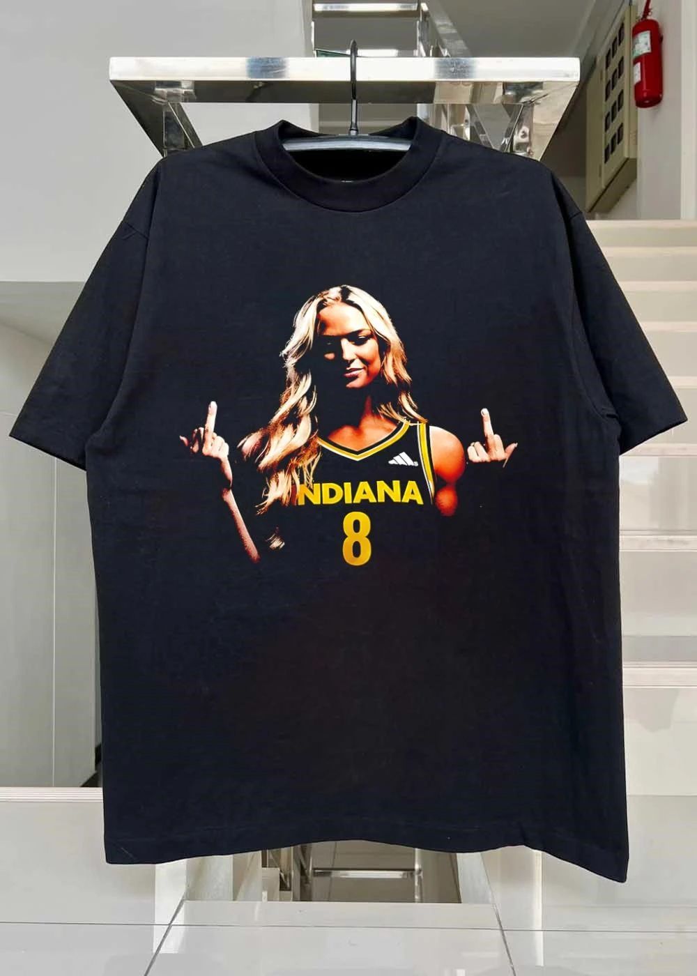 Indiana Basketball Player Flipping Off Fans Indiana Shirt
