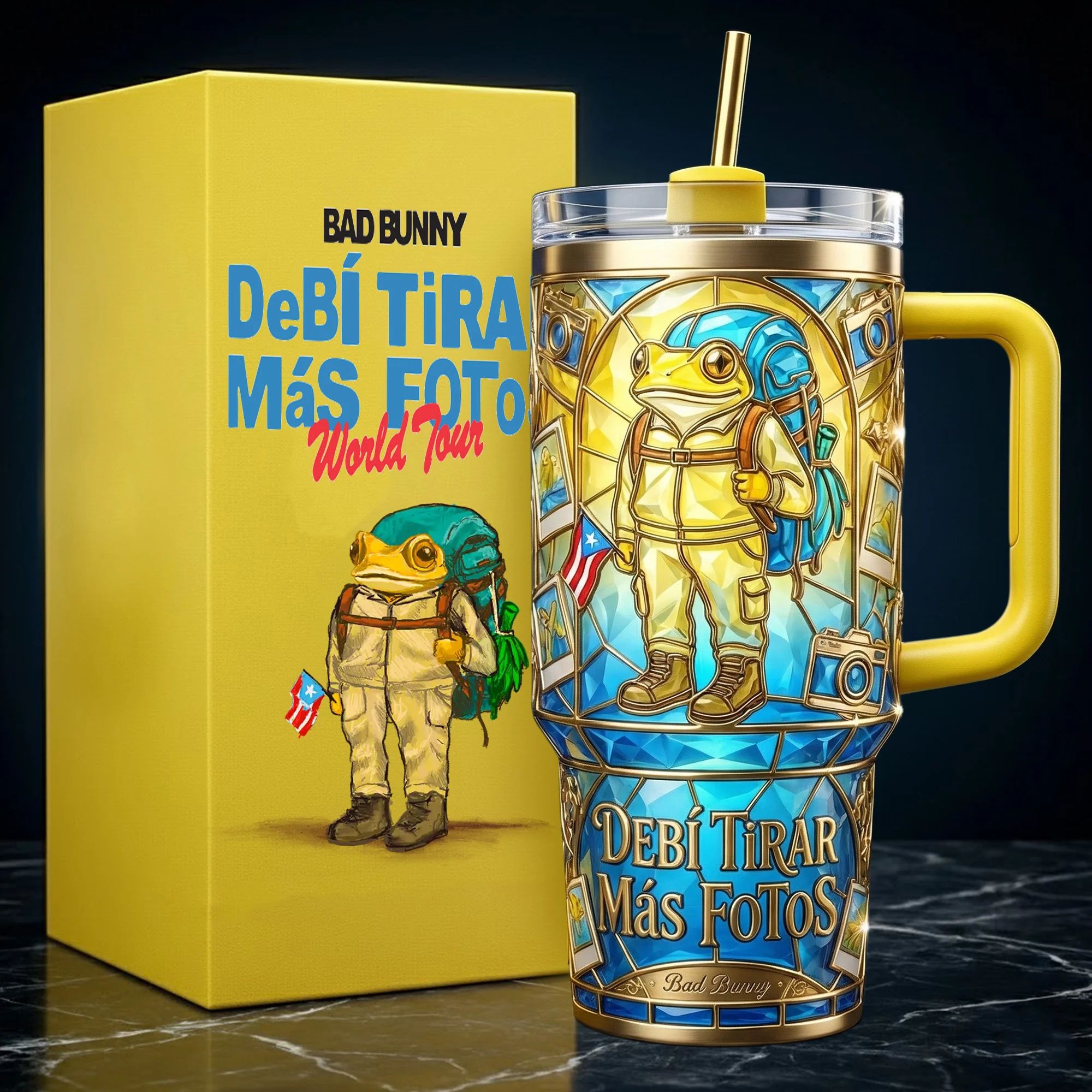 Bad Bunny Debí Tirar Más Fotos World Tour Tumbler