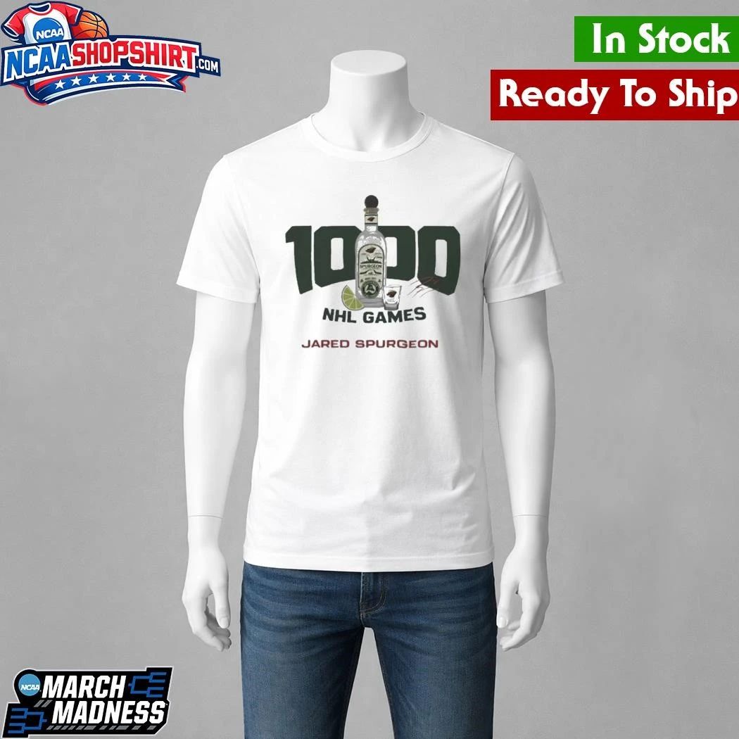 Jared Spurgeon 1000 nhl Games Shirt
