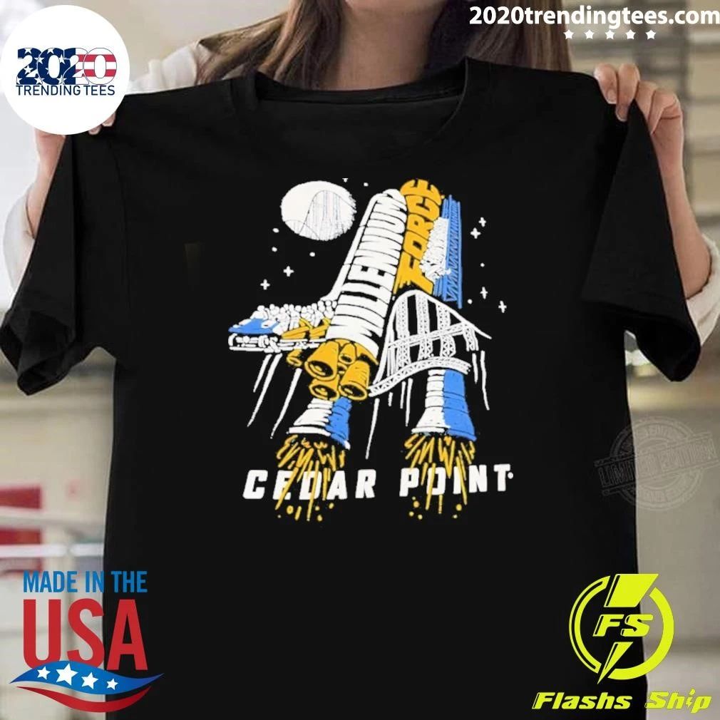 Millennium Force Wordscape Cedar Point Shirt