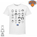 Super Knicks All Players Cartoon Caricature Line Art Graphic Print Shirt