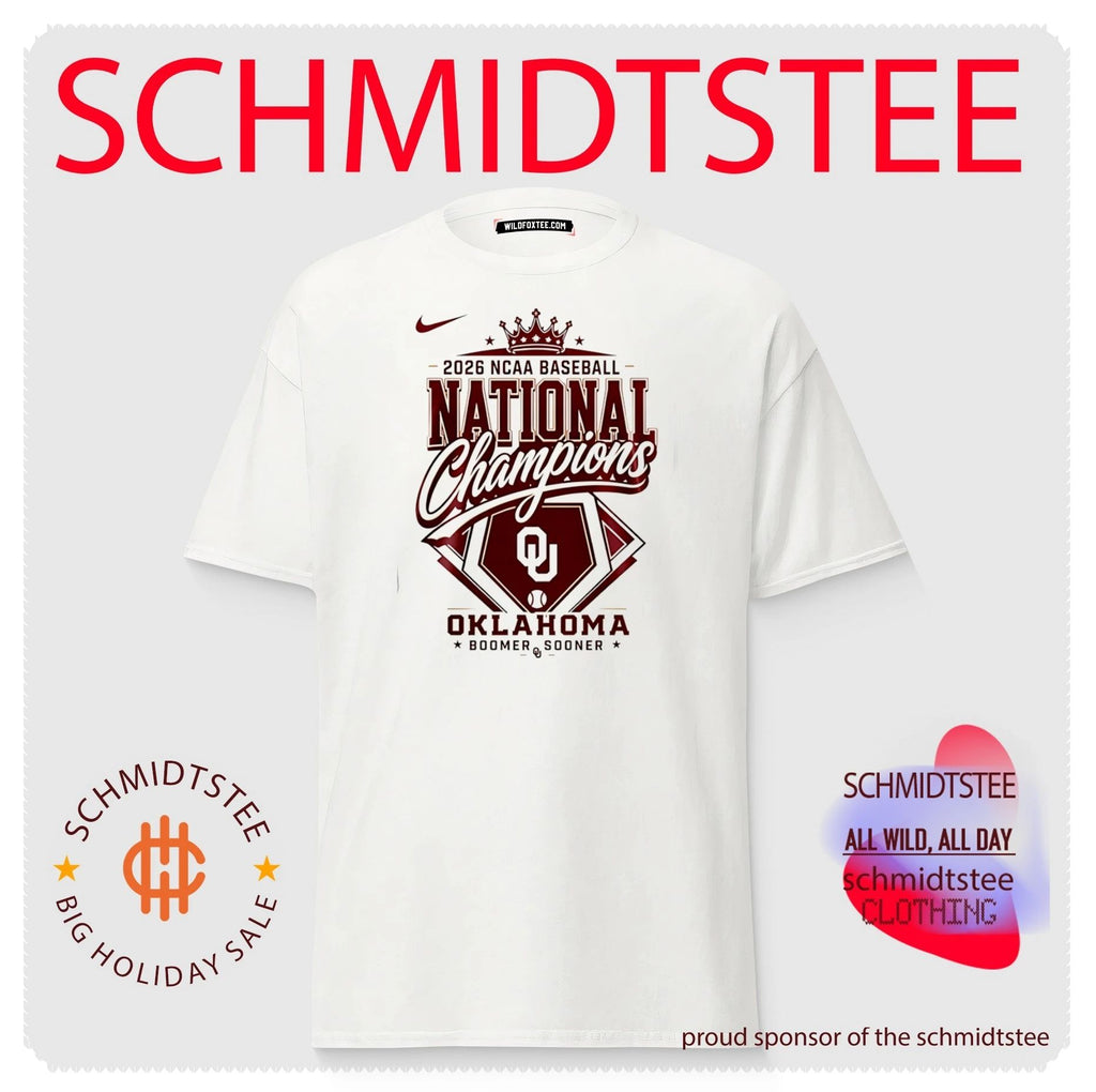 Oklahoma Sooners NCAA National Champions 2026 Crown shirt