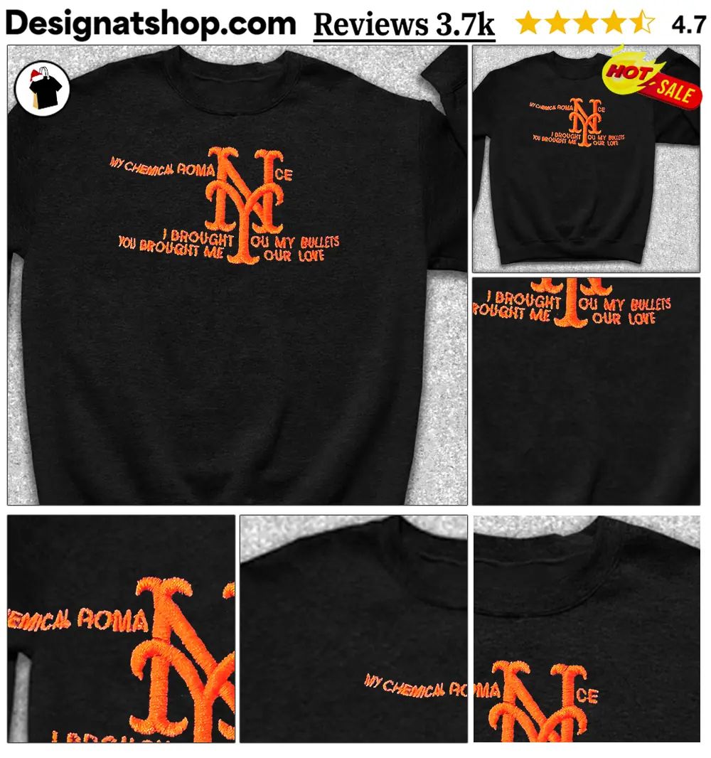 New York Mets My chemical romance I brought out my bullets shirt