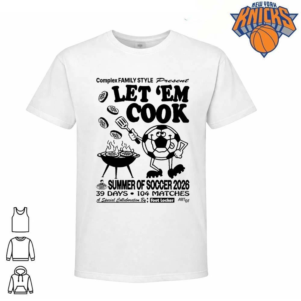 Let Em Cook Summer of Soccer 2026 Collaboration Foot Locker BBQ Soccer Ball Shirt (1)