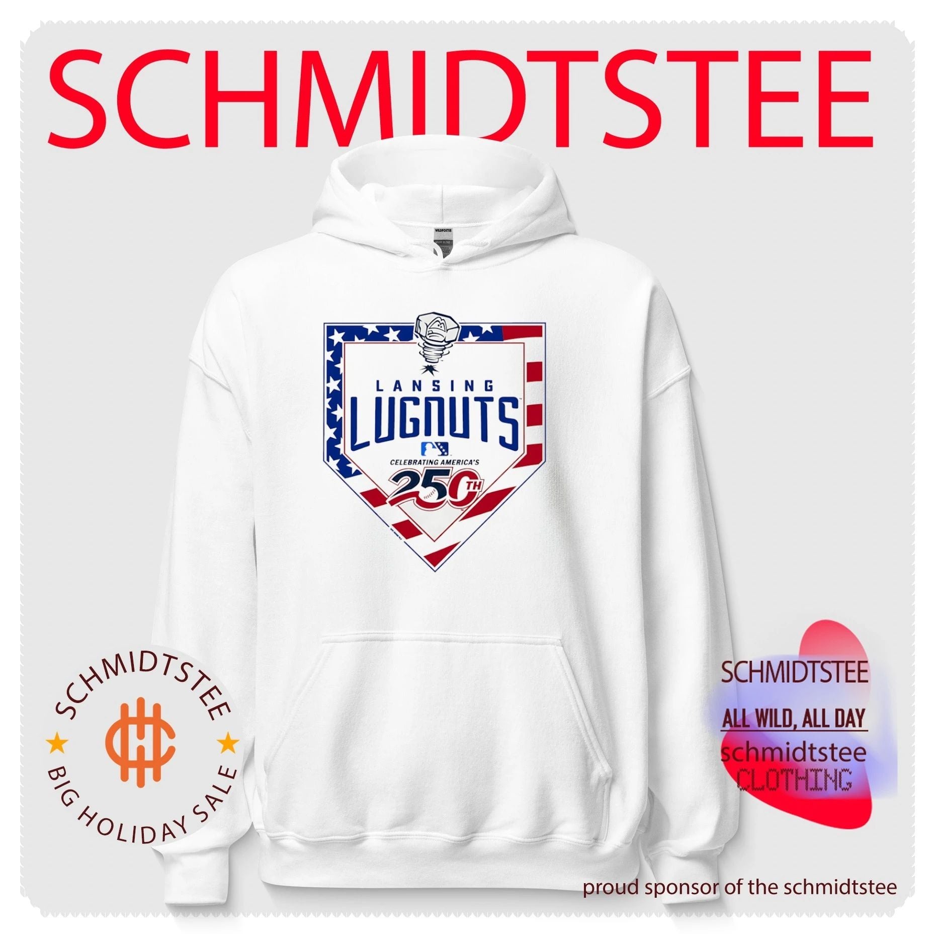 Lansing Lugnuts Celebrating America’s 250th Anniversary shirt