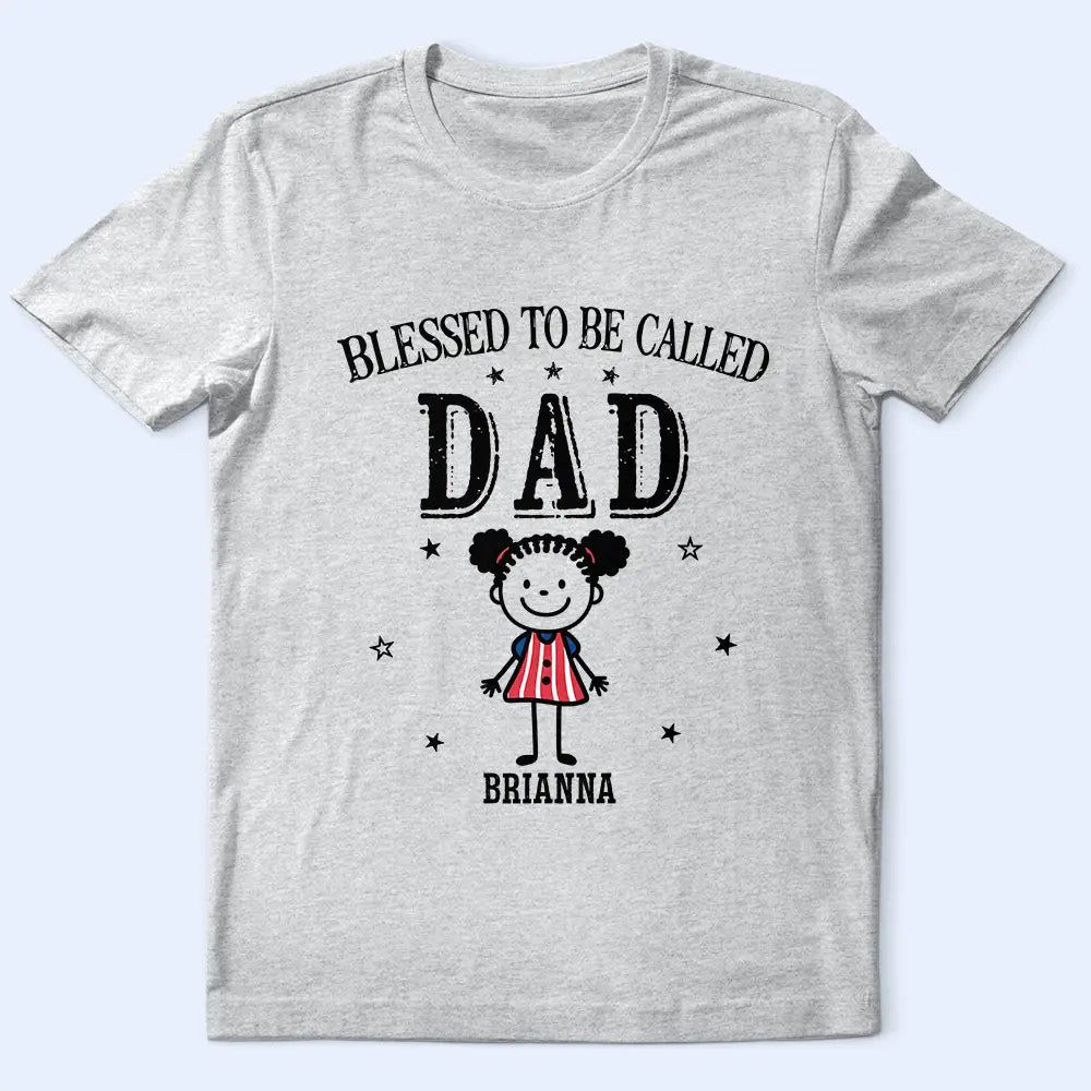 America Blessed To Be Called Papa Nana - Personalized T Shirt