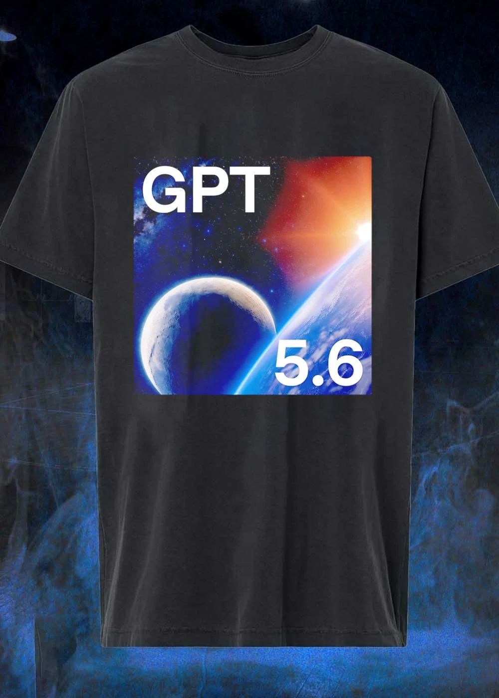 GPT 5.6 Space Planet Universe Graphic T-Shirt