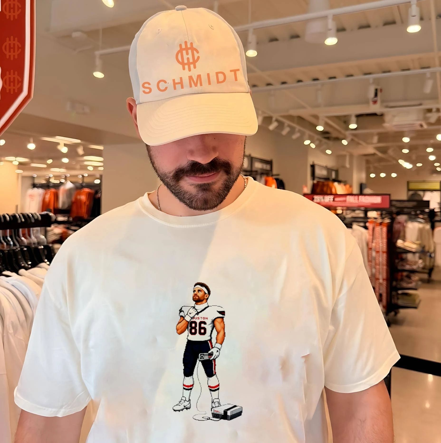 The Gamer Dalton Schultz Houston Texans 8-bit games shirt