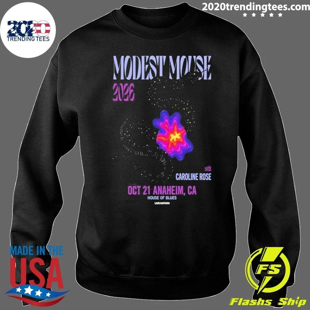 Modest Mouse Tour Oct 21, 2026 Anaheim, Ca Poster Shirt