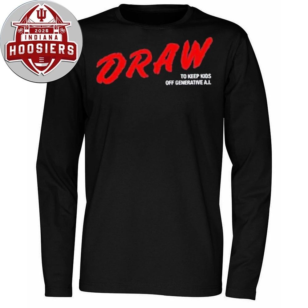 Draw To Keep Kids Off Generative AI Shirt