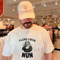 Fucks I Give Nun middle finger sarcastic shirt