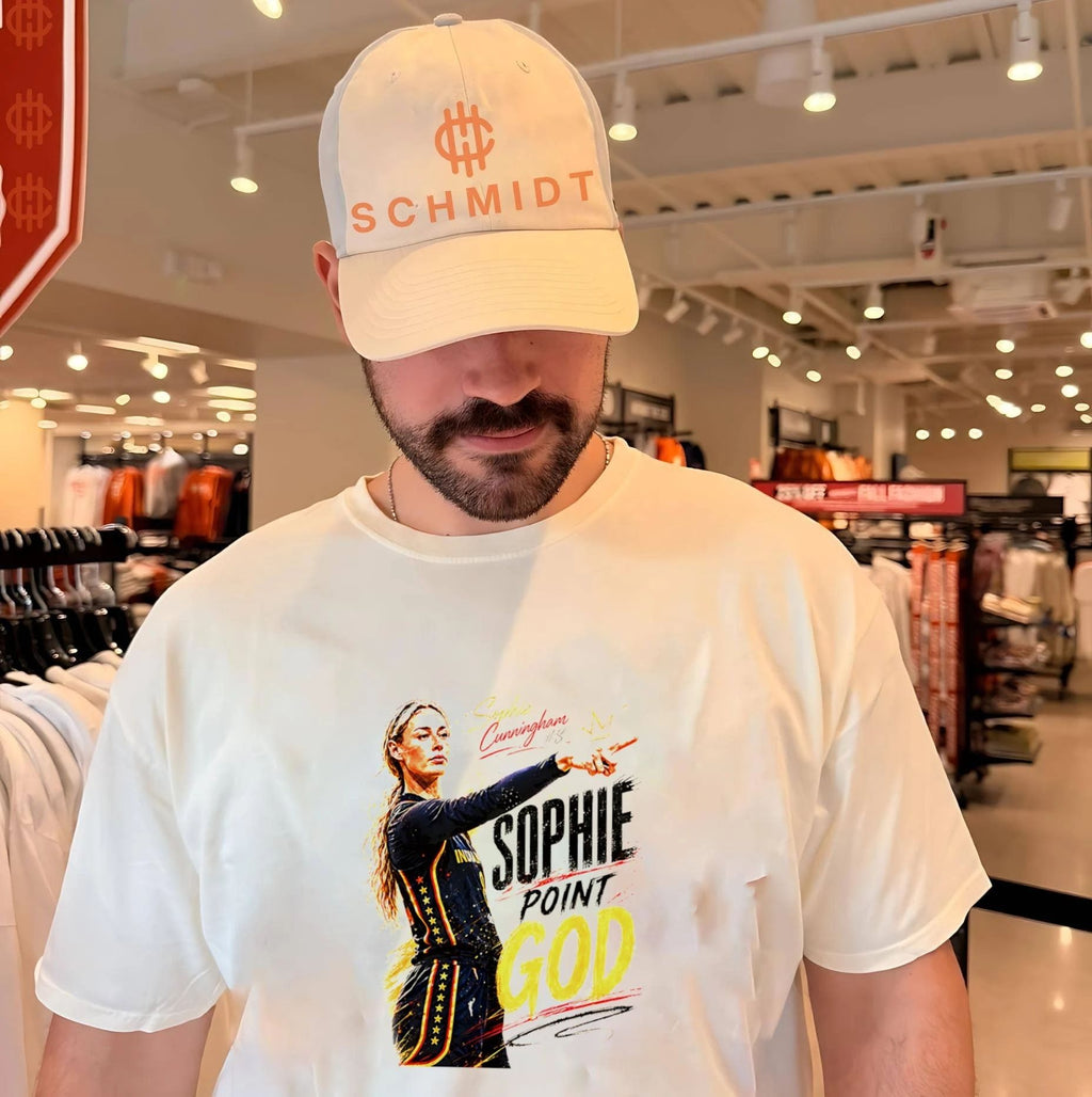 Sophie Cunningham Indiana Fever Point God signature shirt
