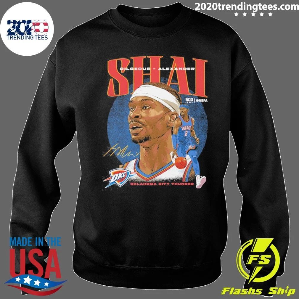 Shai Gilgeous-Alexander Oklahoma City Thunder 500 Level Dual Player Shirt