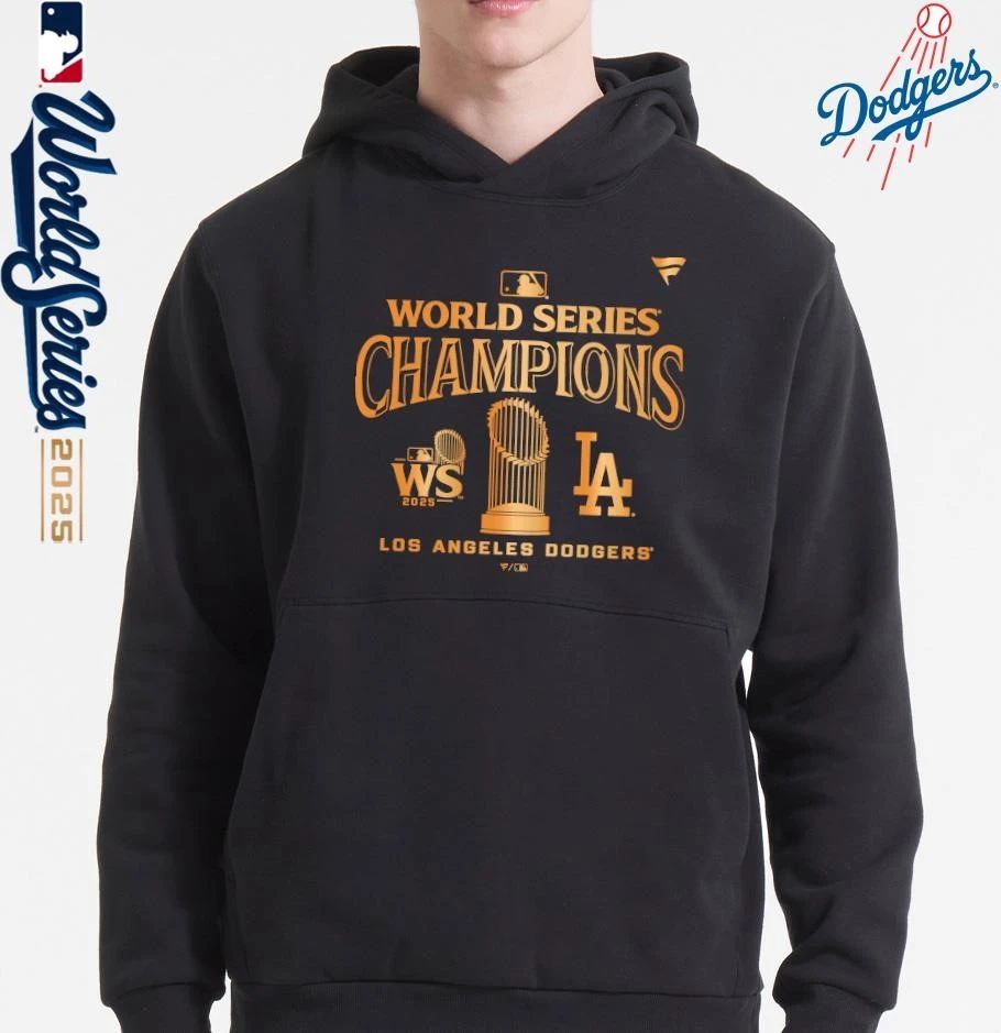 Los Angeles Dodgers 2025 World Series Champions Trophy Parade T-Shirt